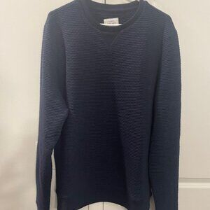 PETER WERTH LONDON, FOXBERRY SWEATSHIRT, NAVY, LARGE